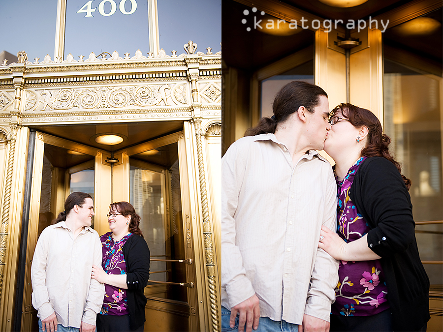 wrigley building engagement pictures